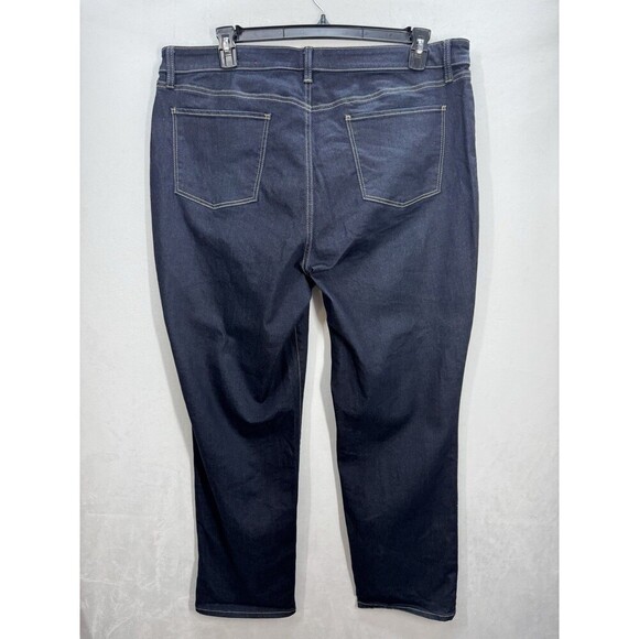 Talbots Flawless Five Pocket Curvy Jeans Womens 18 Straight Leg High Rise Denim - Picture 3 of 9